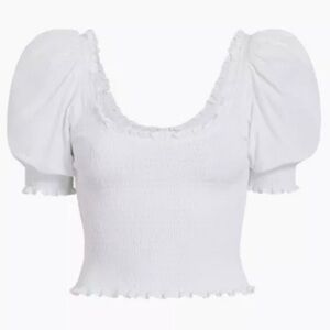 Hill House Aiko Nap Top Cotton Poplin Size Large Cottage Core